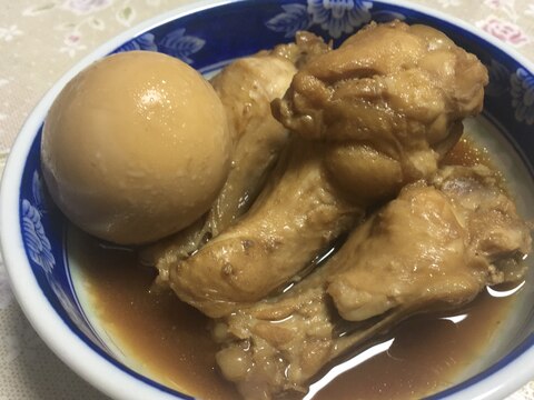 手羽元と卵のさっぱり煮